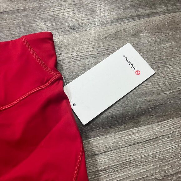 Lululemon Athletic Base Pace HR Tight Yoga Pants Dark Red NWT Women’s Sz 2 - Picture 8 of 8